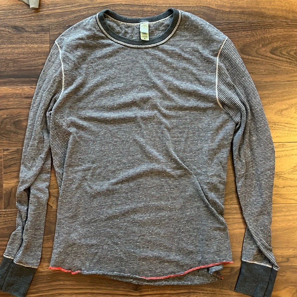 MENS ALTERNATIVE APPAREL / “EARTH” GRAY LONG SLEEVE